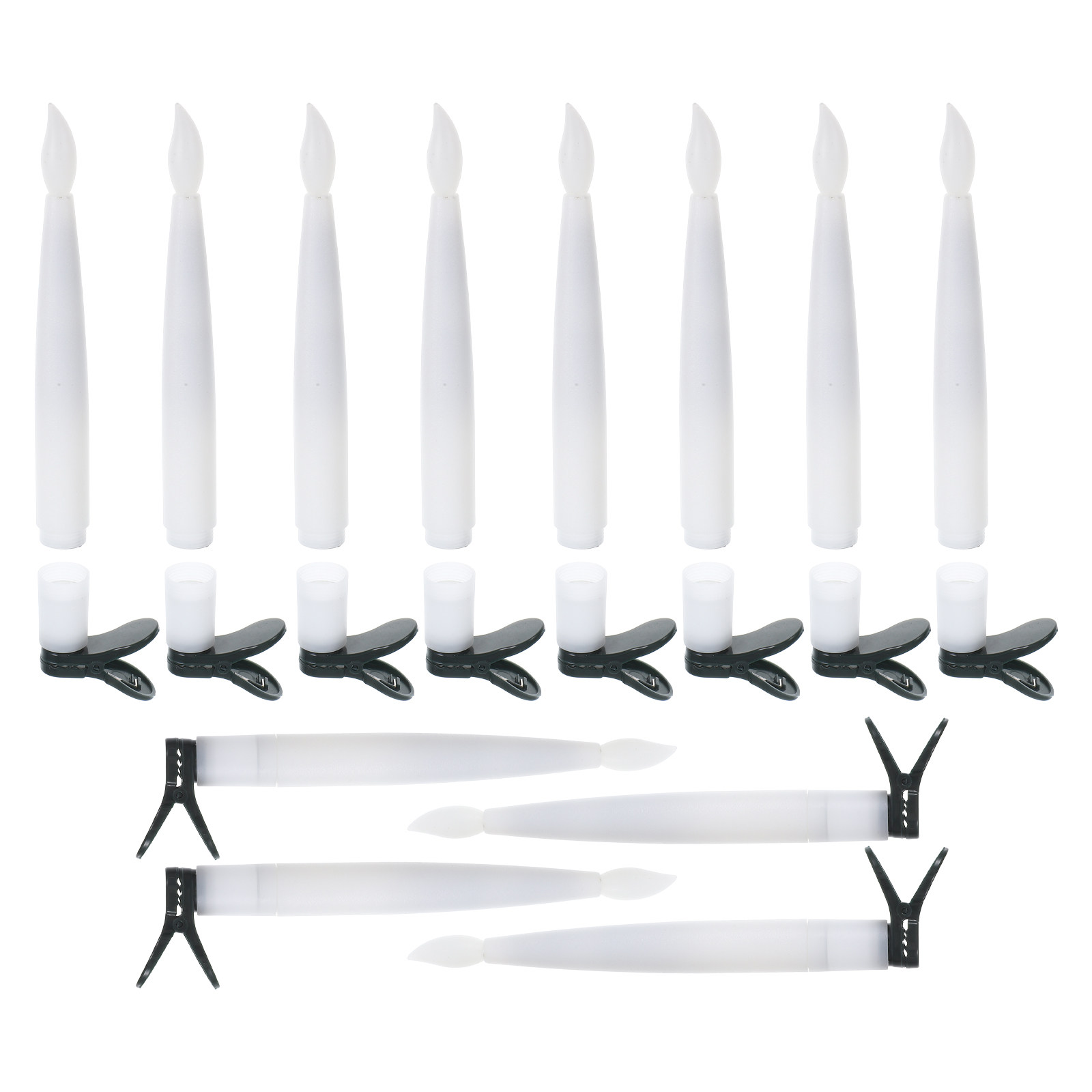 Paraffin Wax - 12 conjuntos de decoração LED para