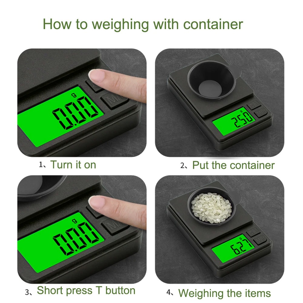 Candle Wax Scale - Balança de bolso de precisão, 1000