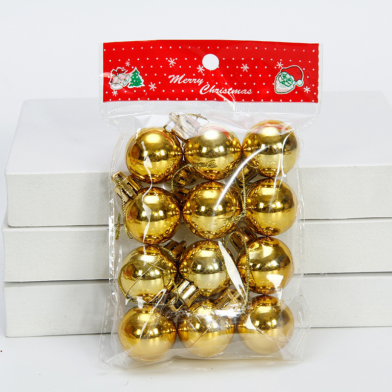 12 pçs 3cm bolas de natal enfe - Candle Lighter avaliação e preço