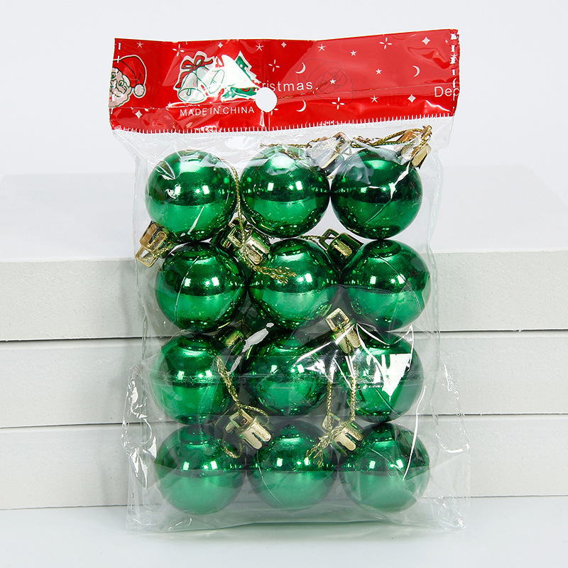 12 pçs 3cm bolas de natal enfe - Candle Lighter avaliação e preço