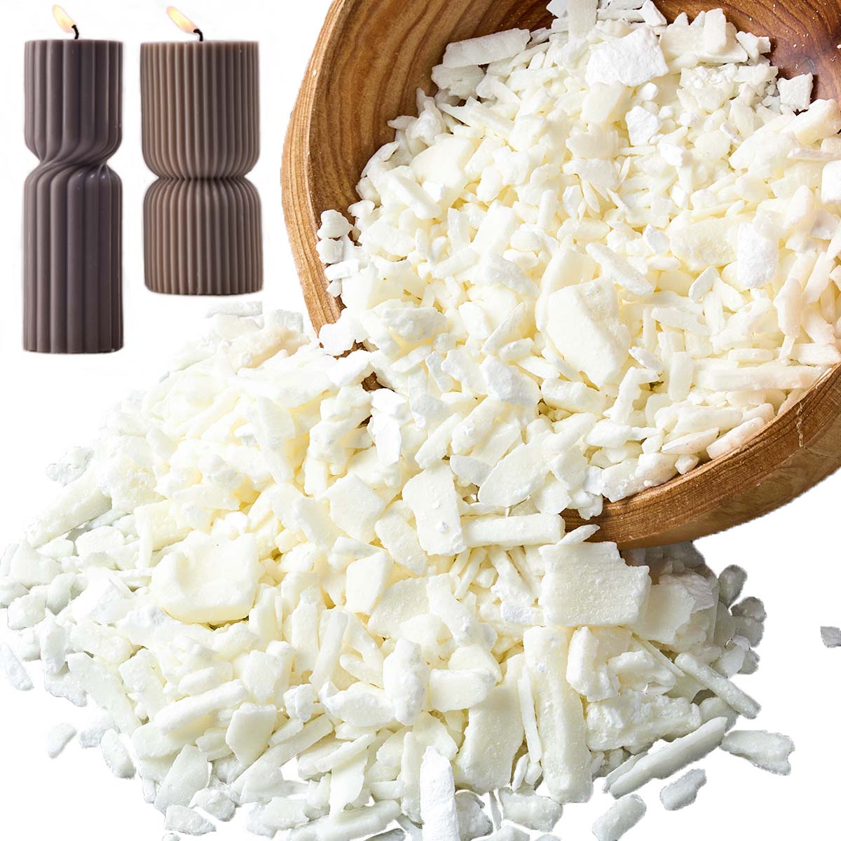 1 libras de cera de soja branc - Candle Making Kit avaliação e preço