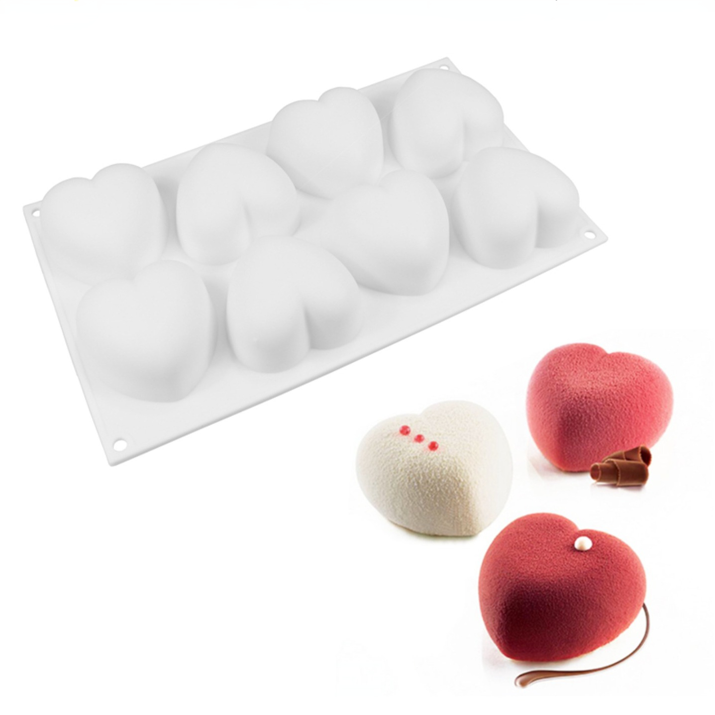 Amor coração silicone sabão mo - Candle Making Kit avaliação e preço