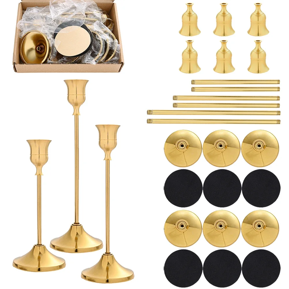 6 conjuntos de castiçais vinta - Silk Candle avaliação e preço