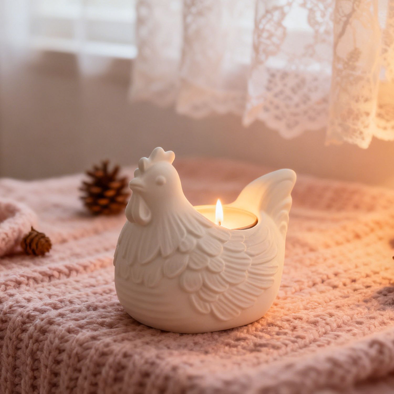 Diy 3d pequeno frango castiçal - Candle Molds avaliação e preço