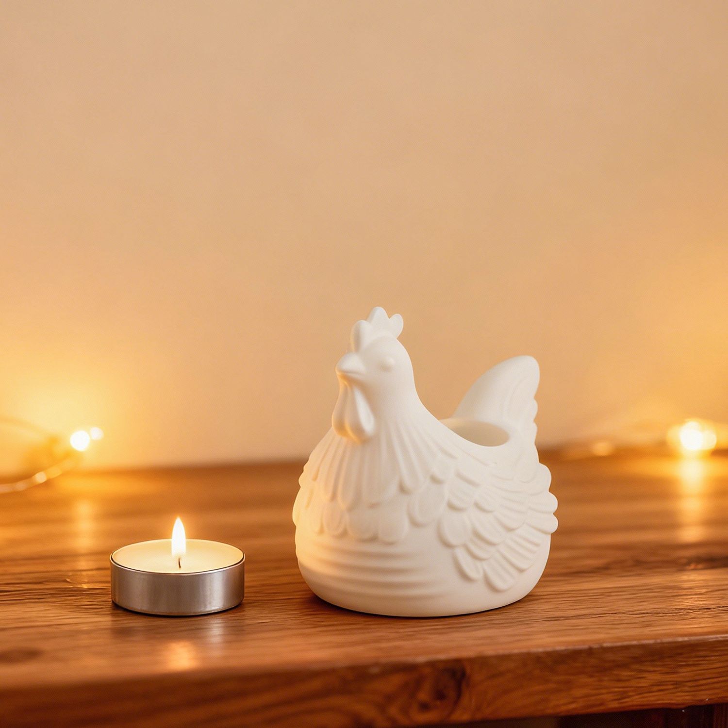 Diy 3d pequeno frango castiçal - Candle Molds avaliação e preço